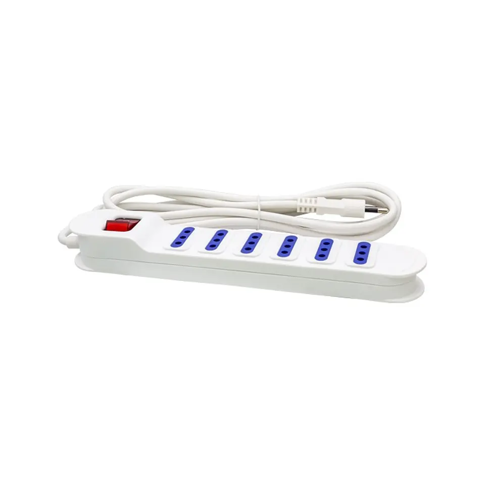 Alargador Eléctrico Philco XT53 3 Mts 6 Pos Blanco 1