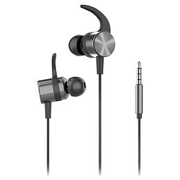 Audifonos HP In-ear con micrófono DHH-3114 Negro Jack 3.5