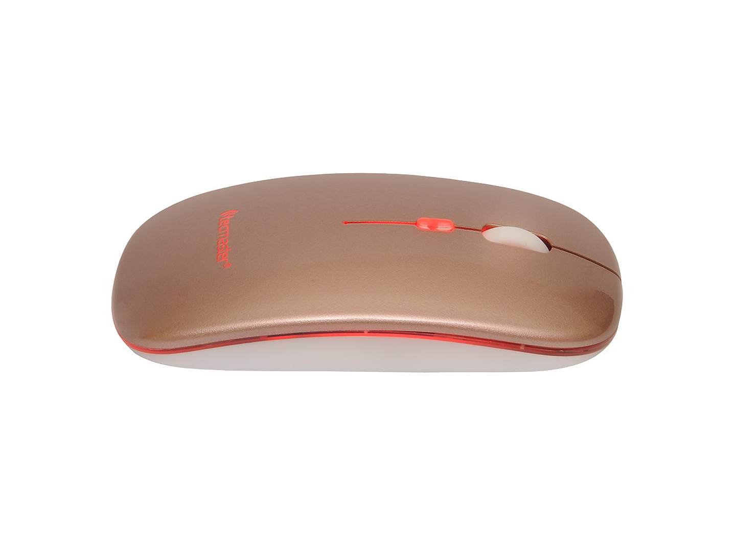 Mouse Slim Dual Inalámbrico Tecmaster Recargable Rosa TM-100516-PK 1
