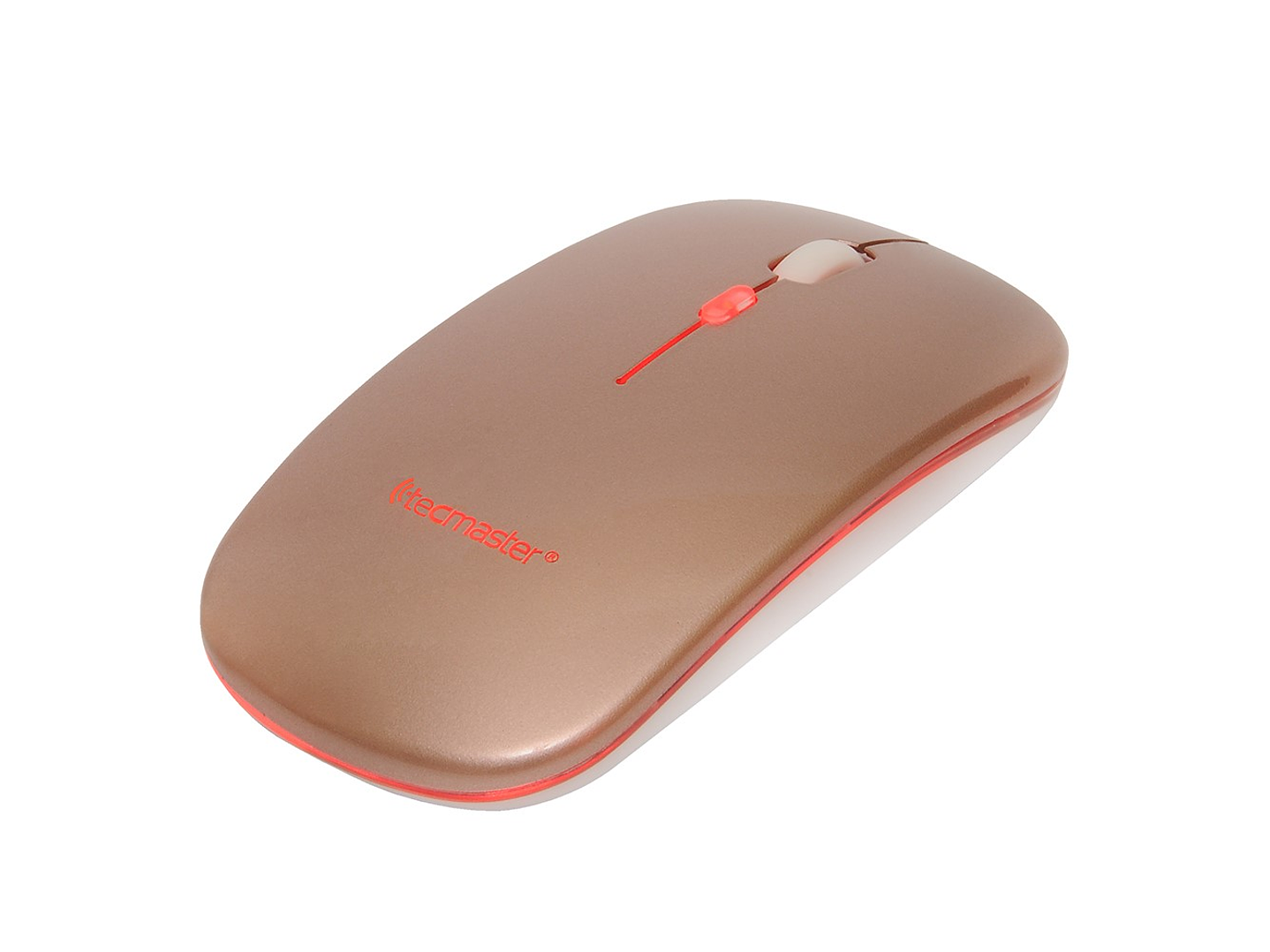 Mouse Slim Dual Inalámbrico Tecmaster Recargable Rosa TM-100516-PK 2