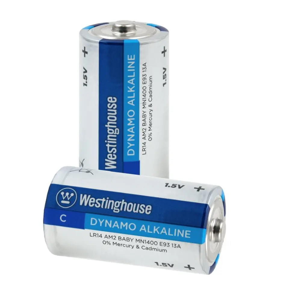 Pack 2 Pilas Dynamo Alcalina C Westinghouse 2