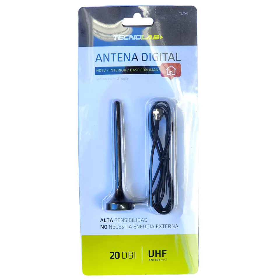 Mini Antena TV DH Digital HDTV Tecnolab 20 Dbi 2