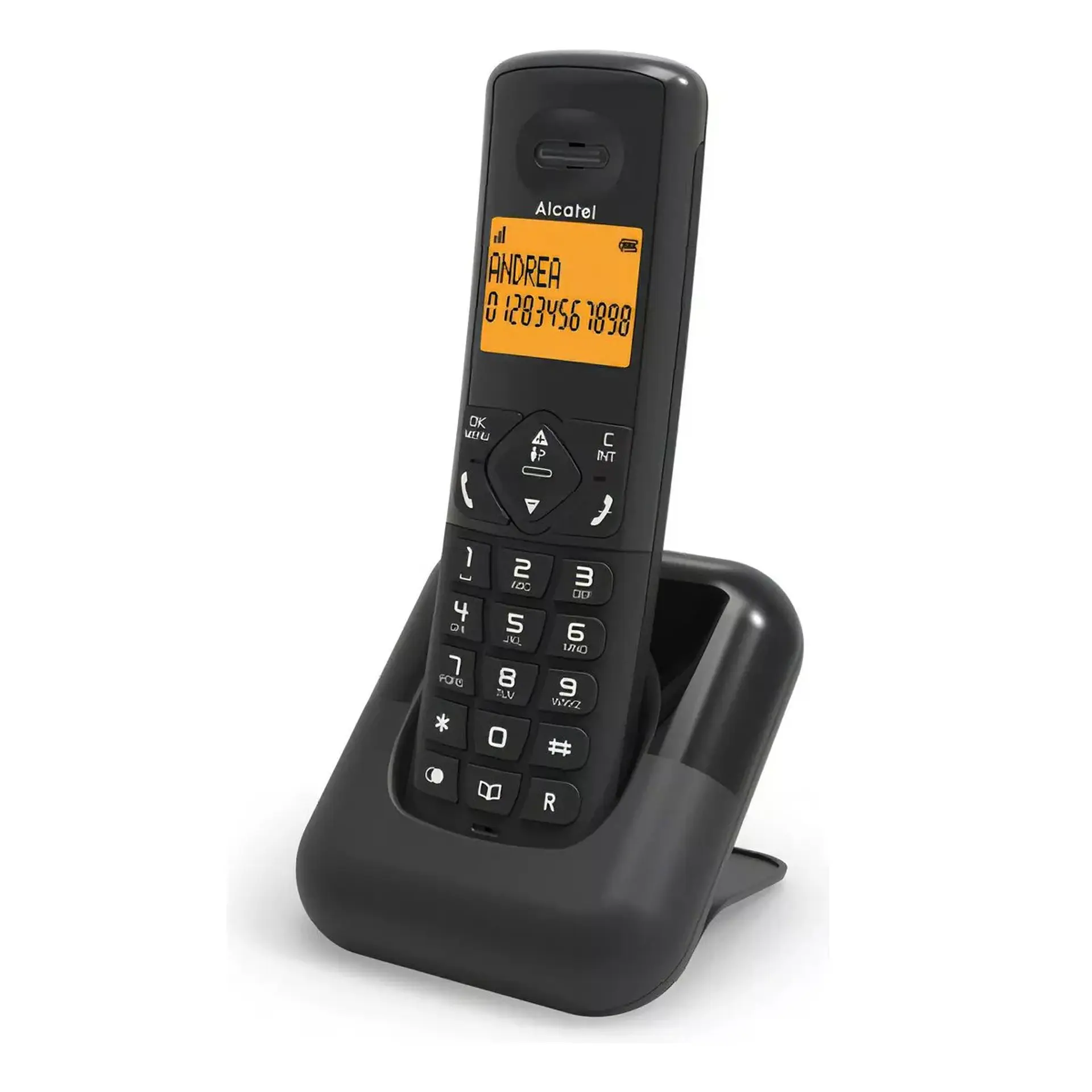 Teléfono Inalámbrico Alcatel D610 CH Negro 1