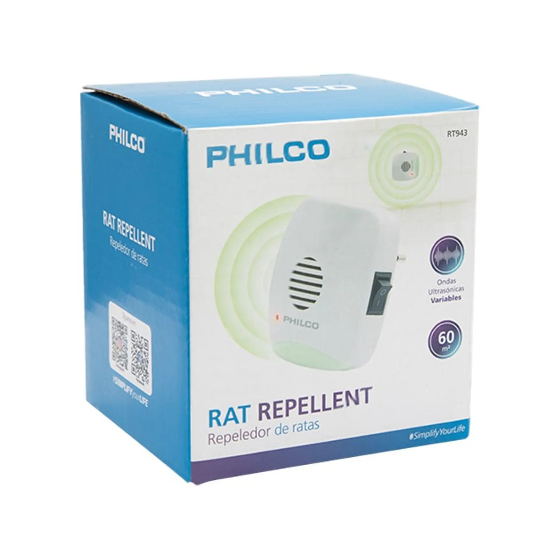 Repelente de Ratas y Ratones Philco RT943 ultrasónico 2