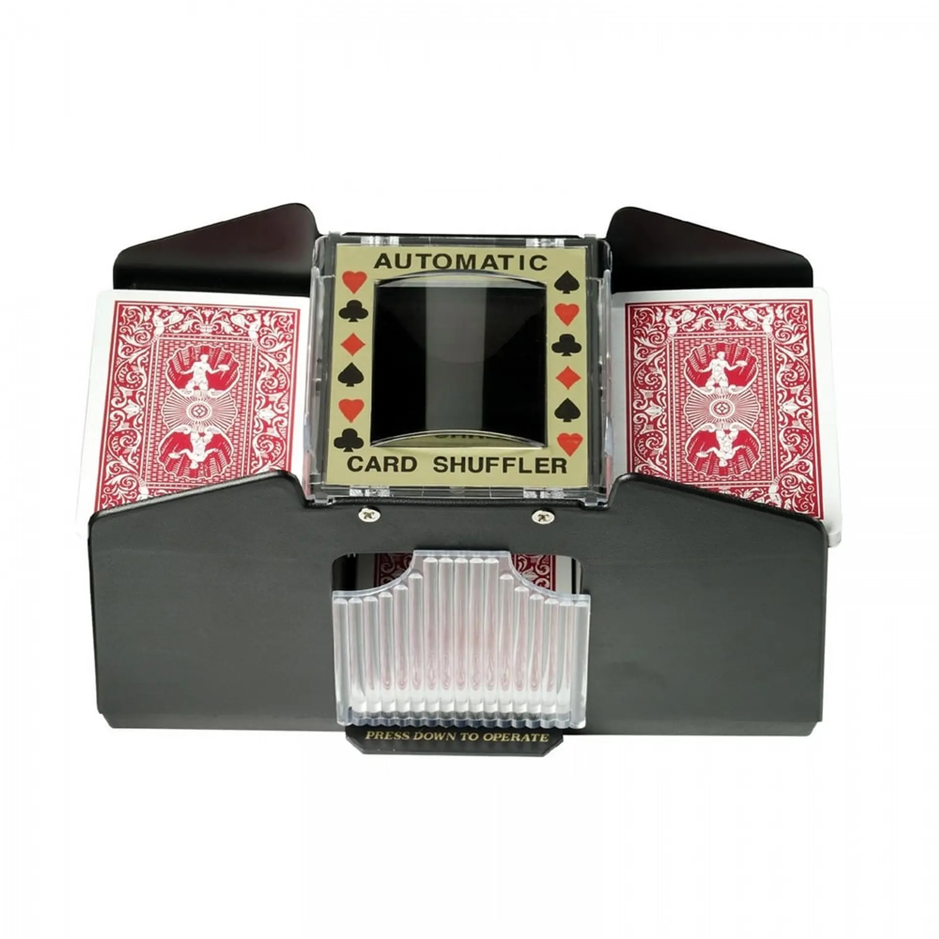 Mezclador Barajador De Cartas Automático Poker A Pilas 4