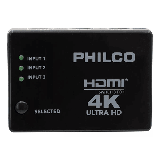 Switch Hdmi Philco 3x1 Con Control P4109