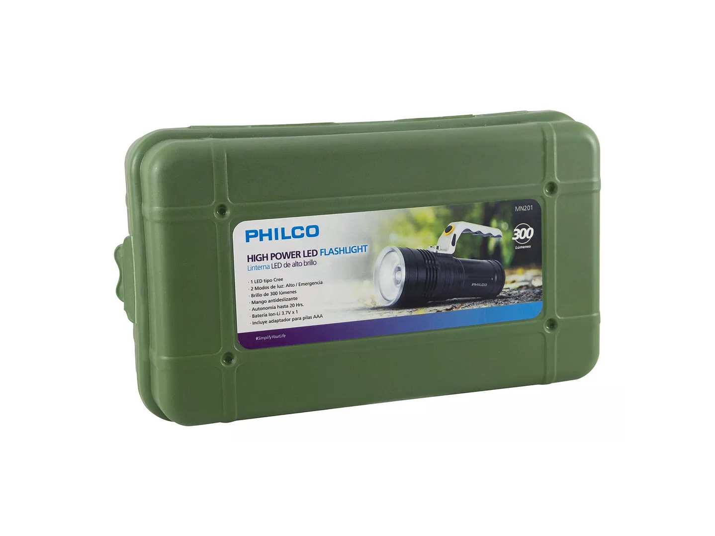 Linterna Led Cree Philco Recargable MN201 5