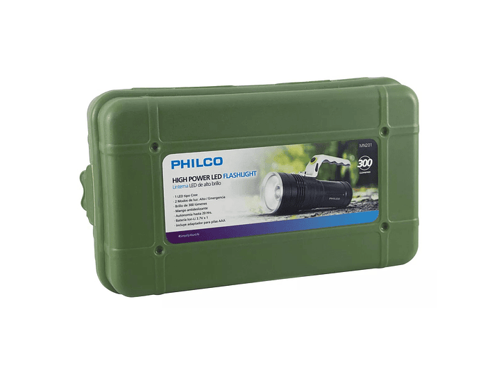 Linterna Led Cree Philco Recargable MN201 5