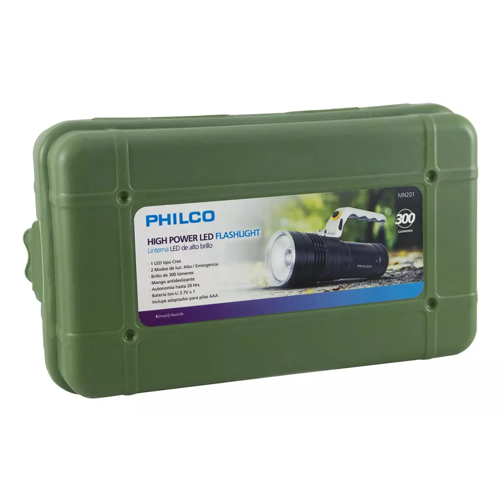 Linterna Led Cree Philco Recargable MN201 5