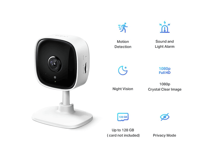 Cámara Wi-Fi de seguridad Tapo TC60 Interior 4