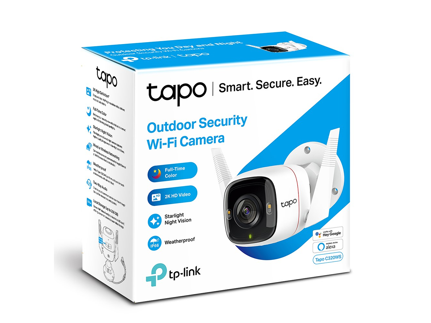 Cámara Wi-Fi de seguridad Tapo C320WS Exterior 4