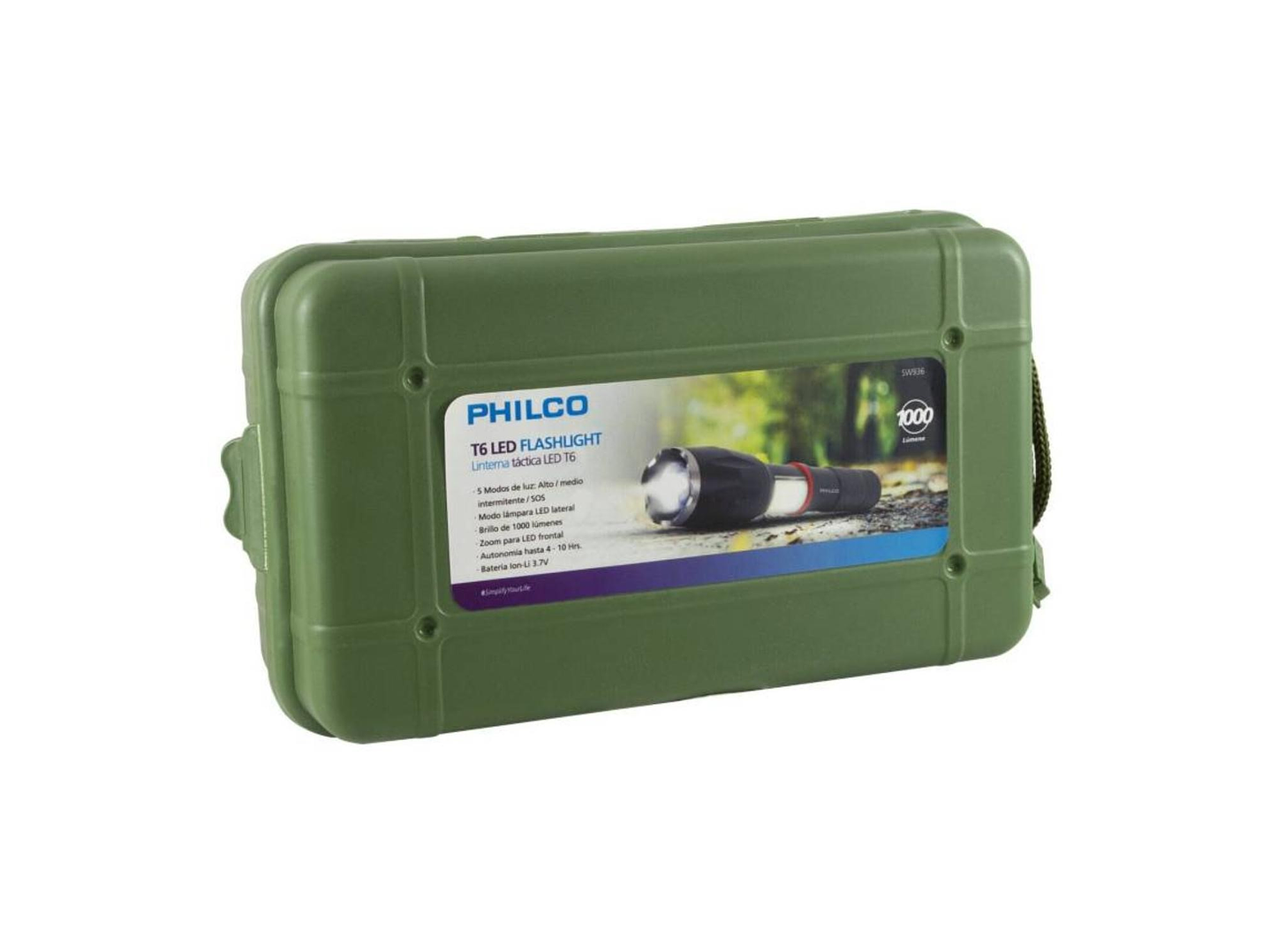 Linterna Dual Led Cree Recargable Philco SW936 2