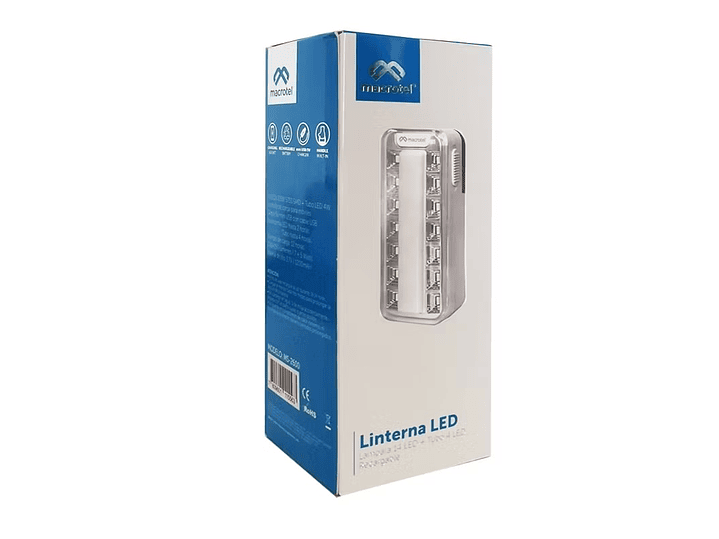 Foco Lampara Emergencia Macrotel 14 led + 1 Tubo led 5