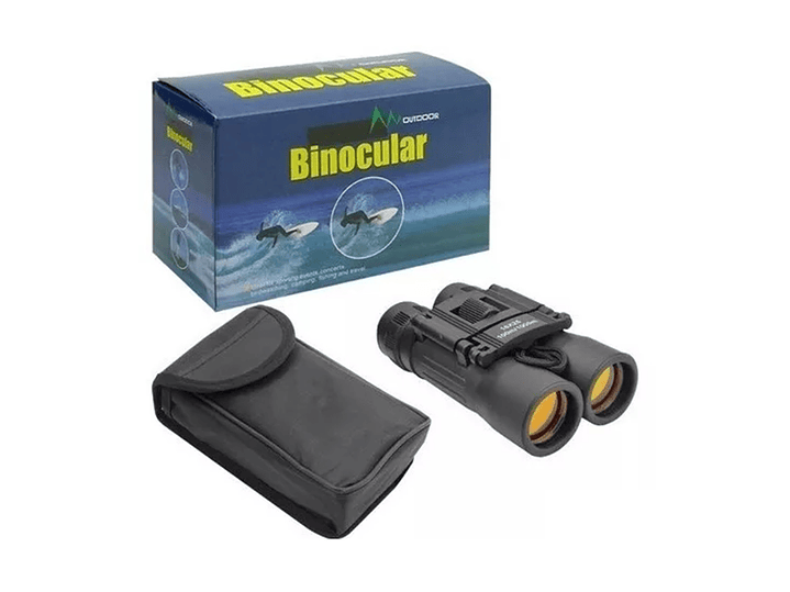 Binocular 10x25 Metálicos Dbbin51 Negro  2