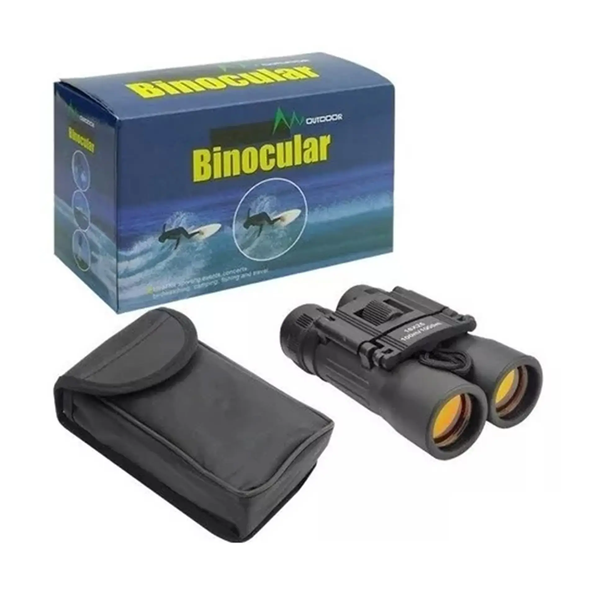 Binocular 10x25 Metálicos Dbbin51 Negro  2