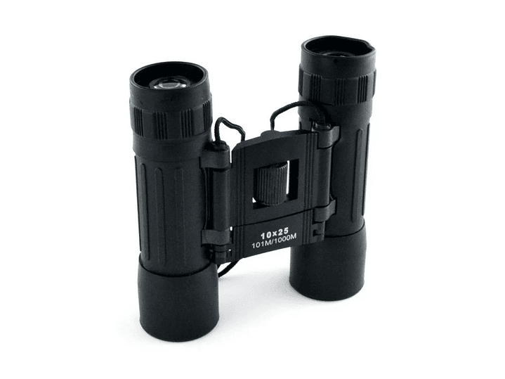 Binocular 10x25 Metálicos Dbbin51 Negro  3