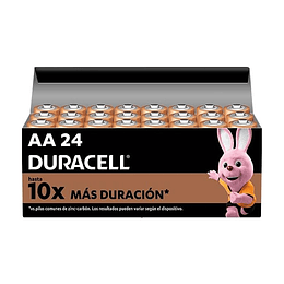 Pack 24 Pilas Duracell AA Alcalina Caja
