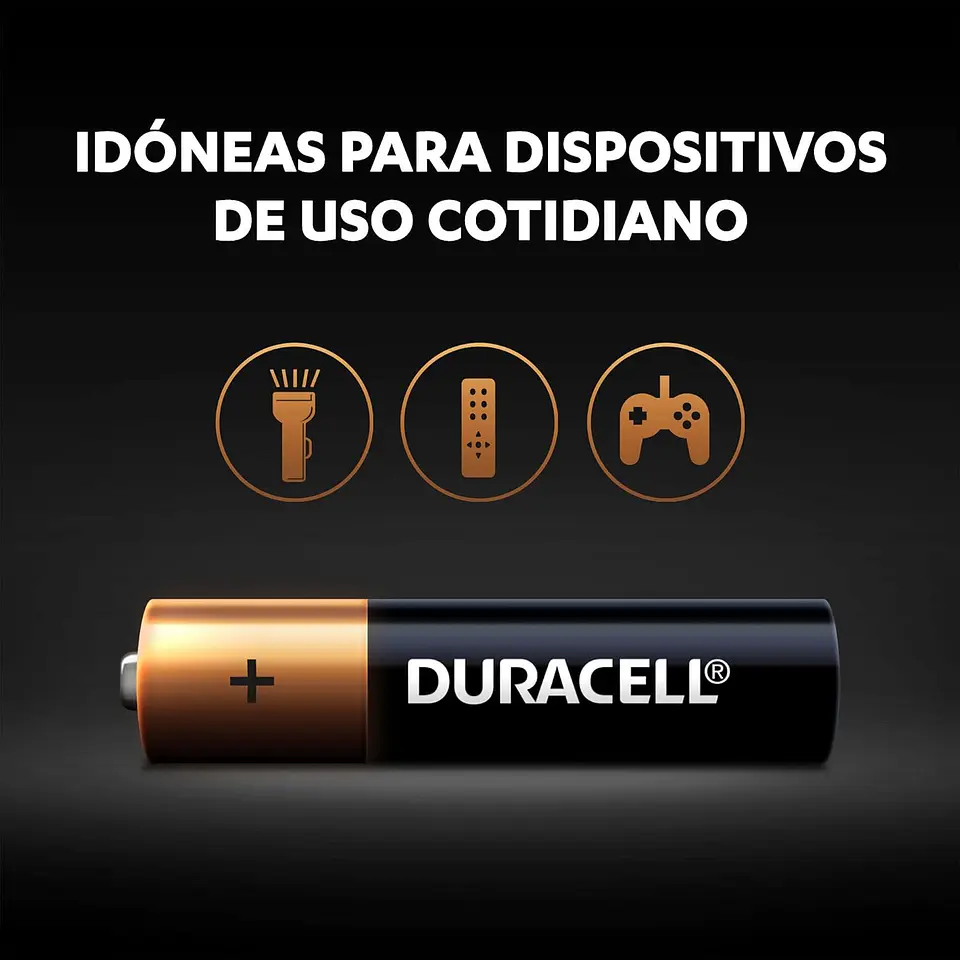 Pack 24 Pilas Duracell AA Alcalina Caja 7