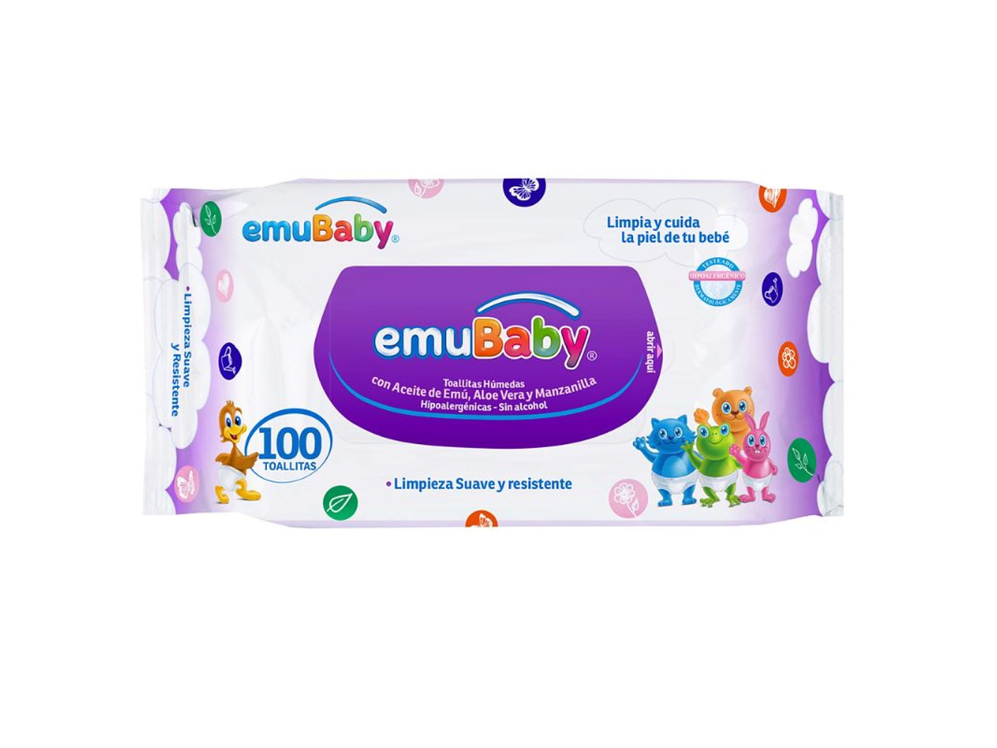 Toallitas Húmedas Emuwipes Superior 100 Un 2