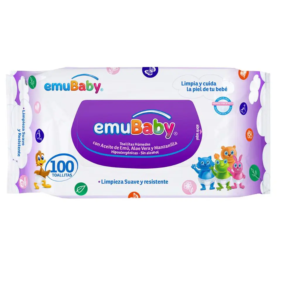 Toallitas Húmedas Emuwipes Superior 100 Un 2