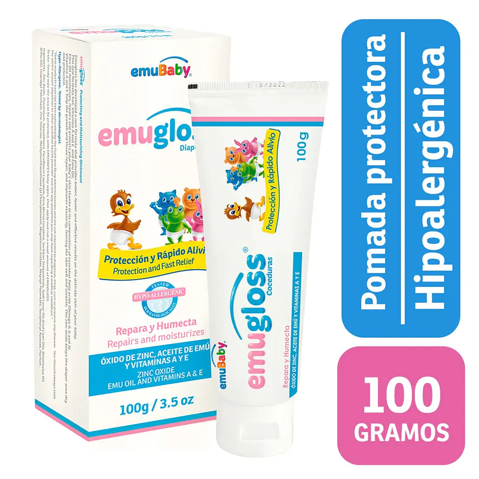 Pomada Protectora Bebe Emugloss 100gr 1