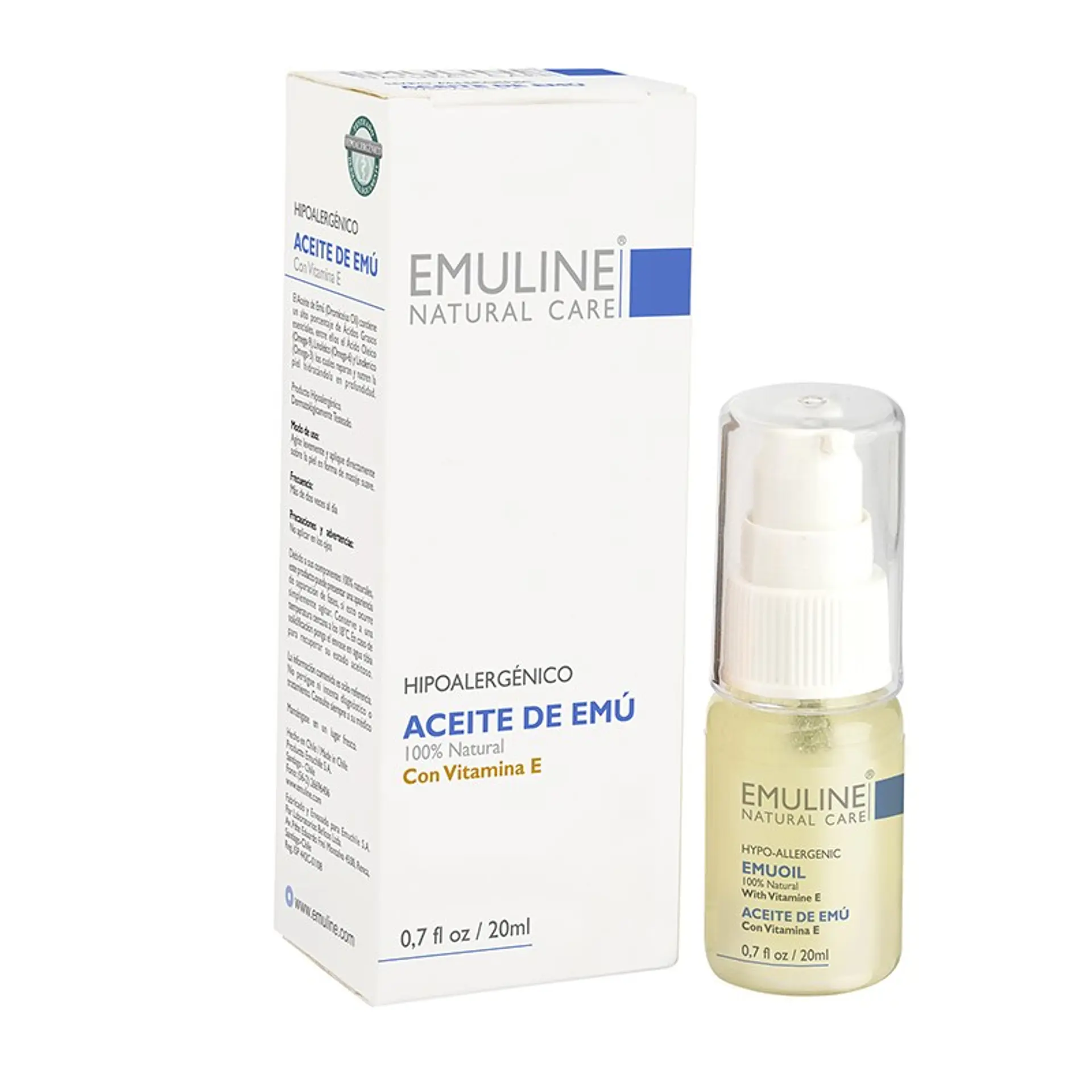 Emuline Aceite Emu Con Vitamina E 20ml  1