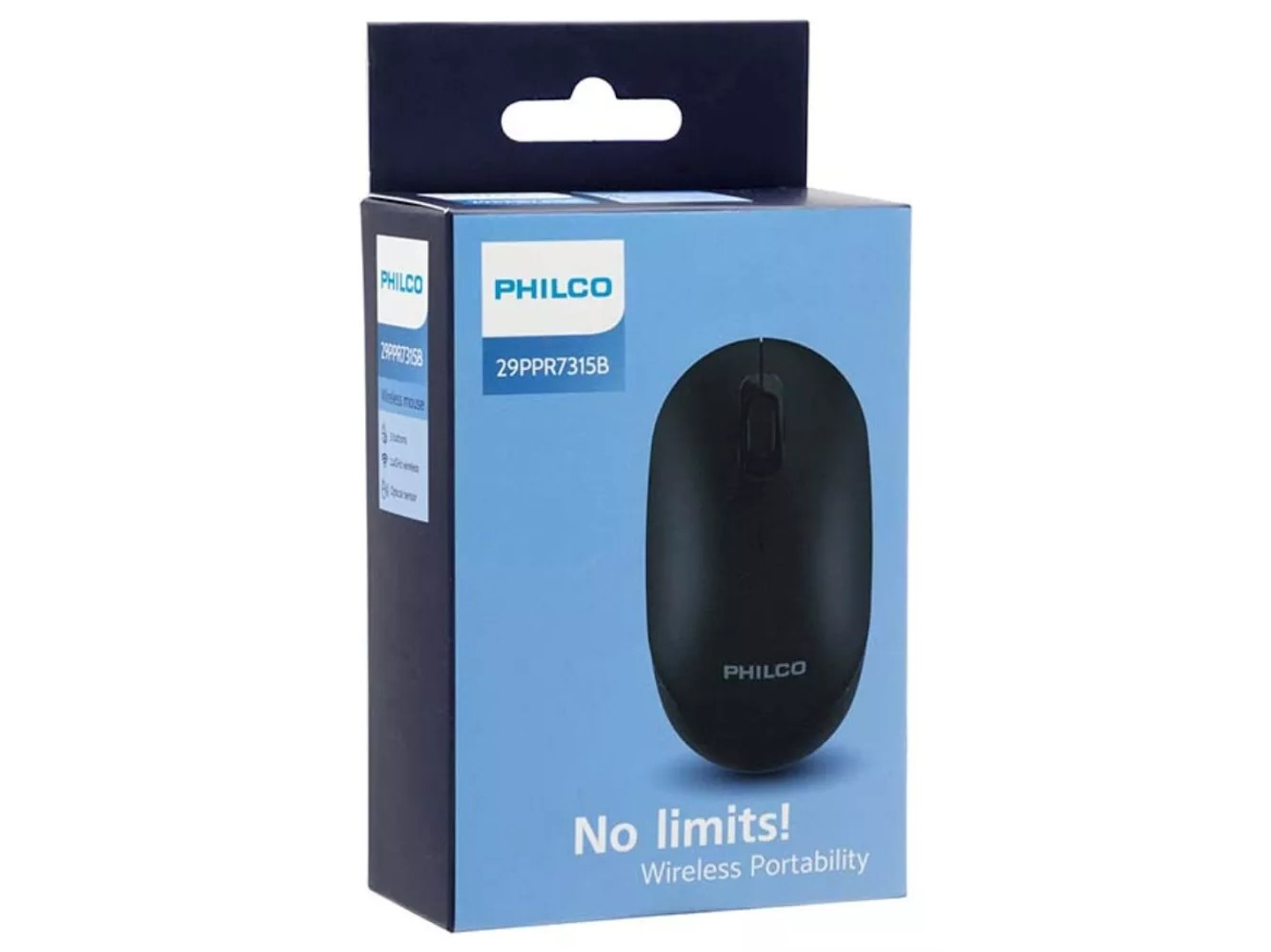 Mouse Inalámbrico Philco 7315B Negro 4