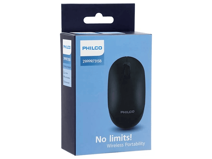 Mouse Inalámbrico Philco 7315B Negro 4
