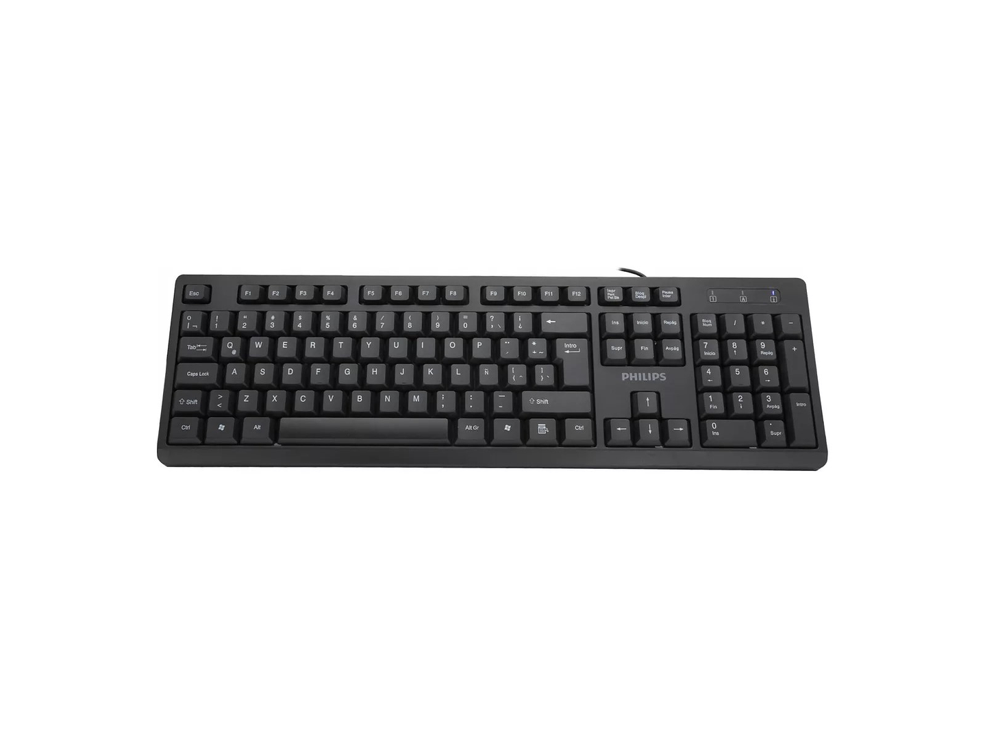 Teclado Usb Alámbrico Philips K234 SPK6234 1
