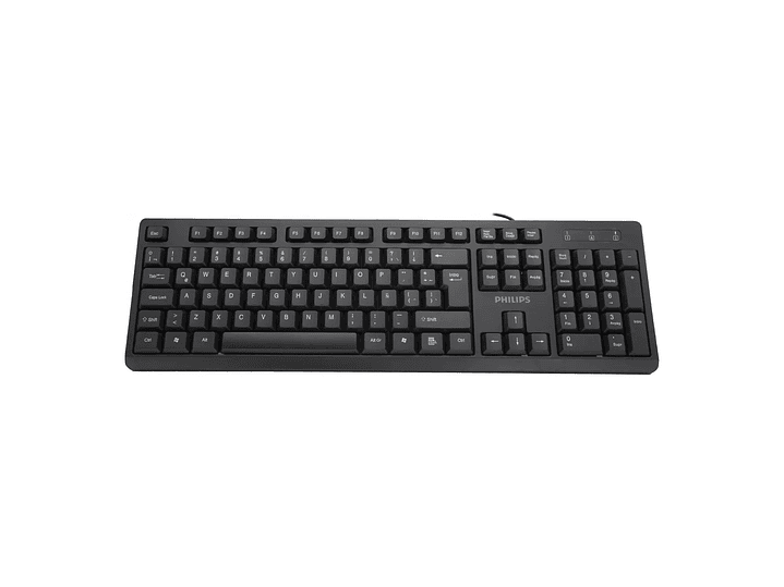 Teclado Usb Alámbrico Philips K234 SPK6234 1