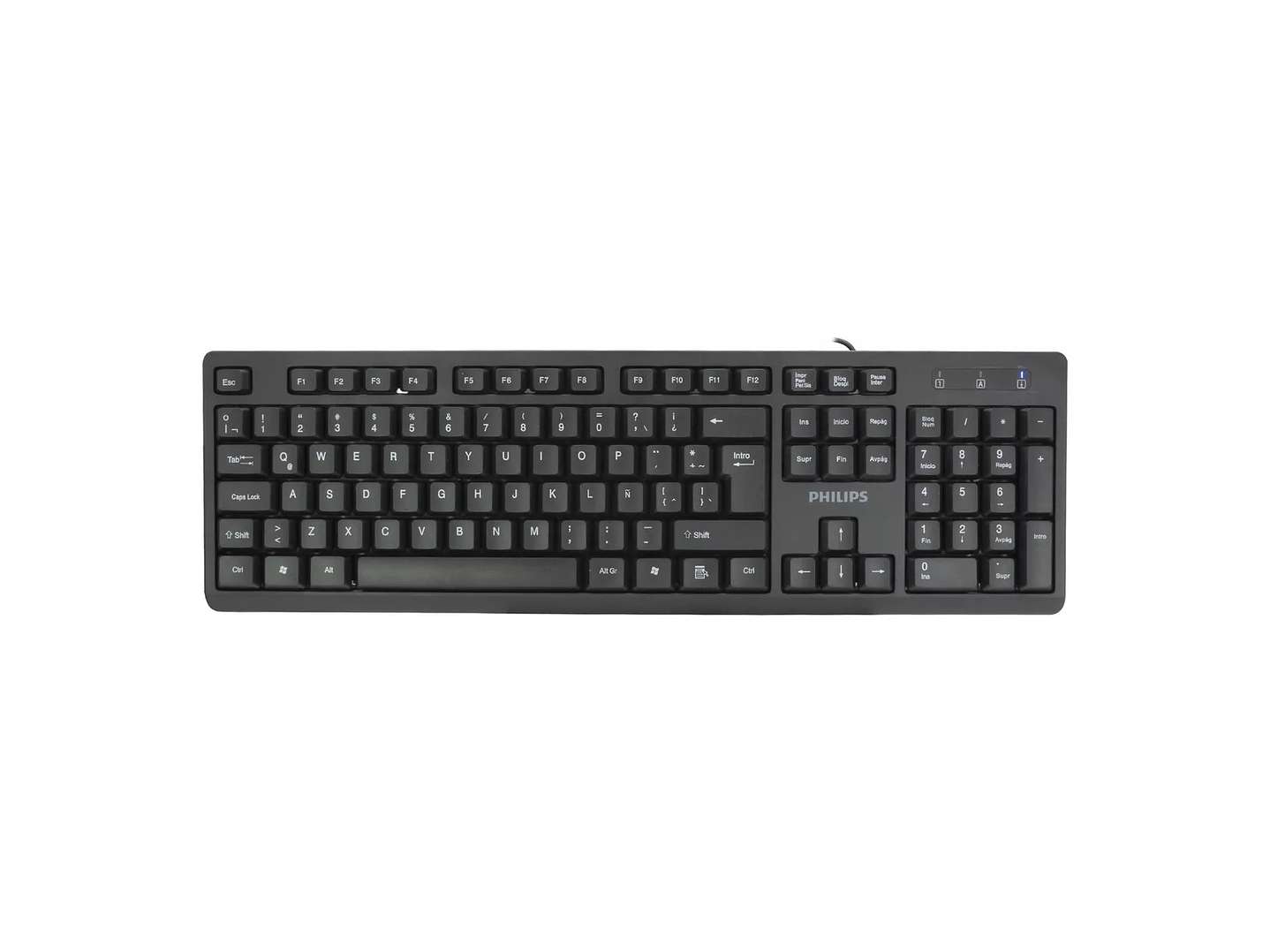 Teclado Usb Alámbrico Philips K234 SPK6234 4