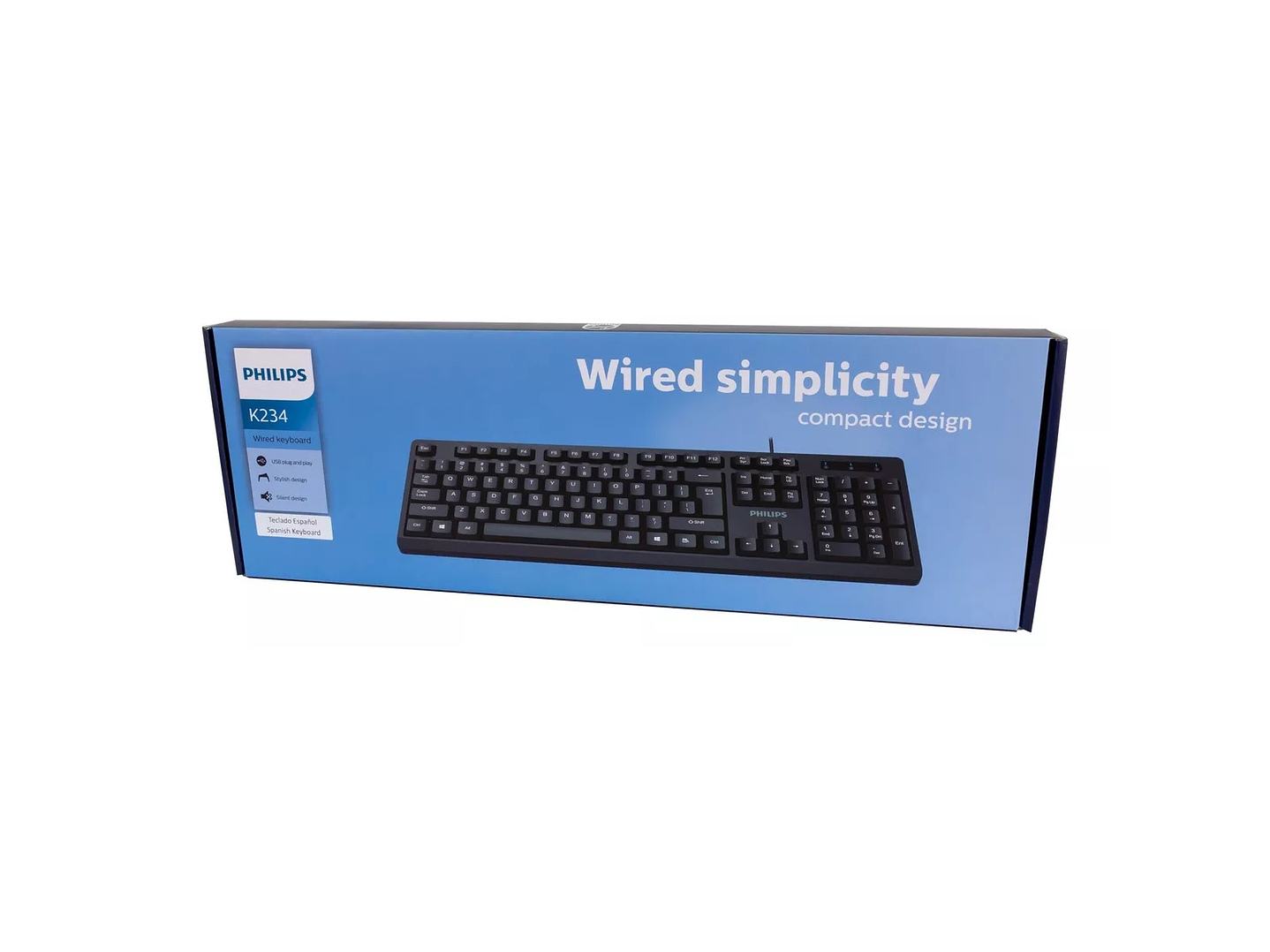 Teclado Usb Alámbrico Philips K234 SPK6234 5