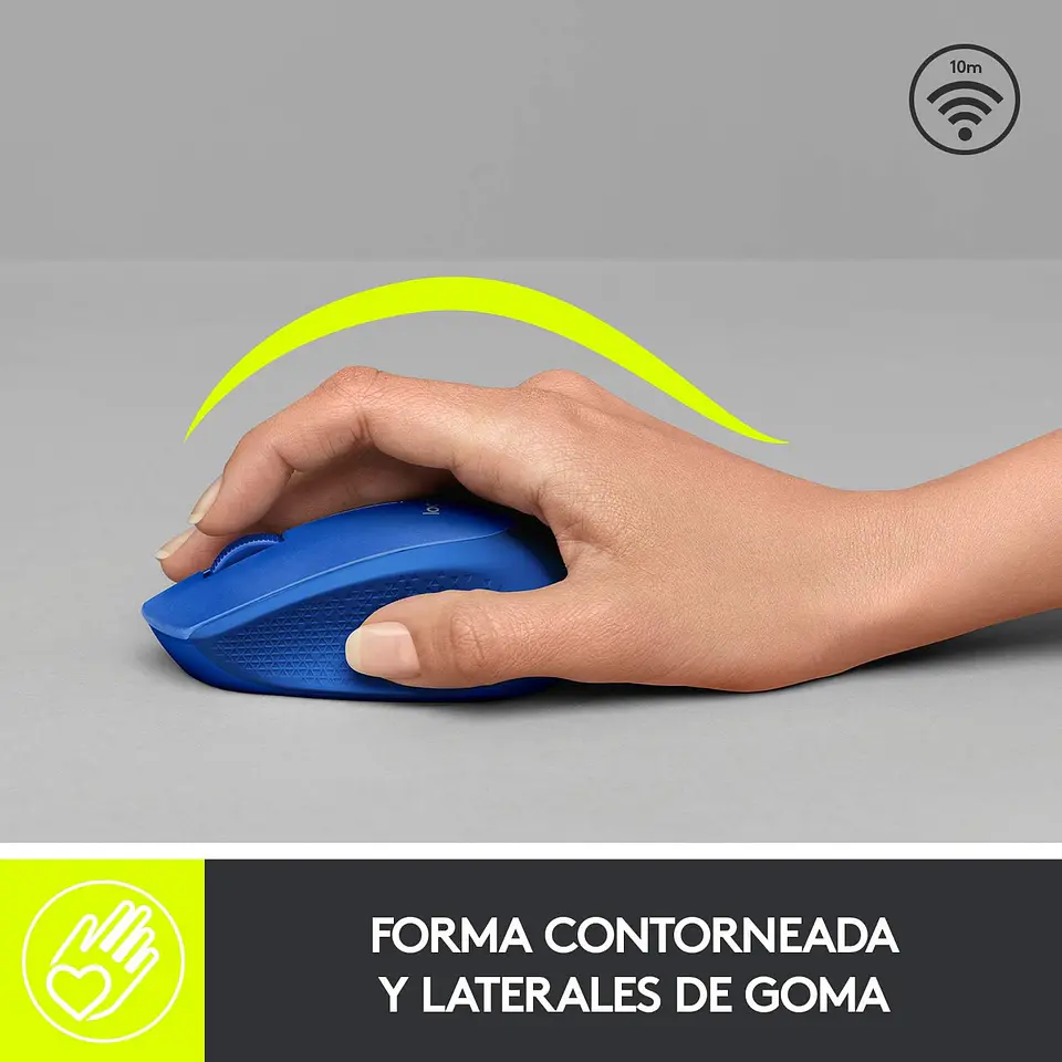 Mouse Inalambrico Logitech M280 Azul 5