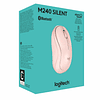 Mouse Bluetooth M240 Logitech Silent Rosado