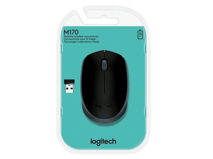 Mouse inalámbrico Logitech M170 Negro 5