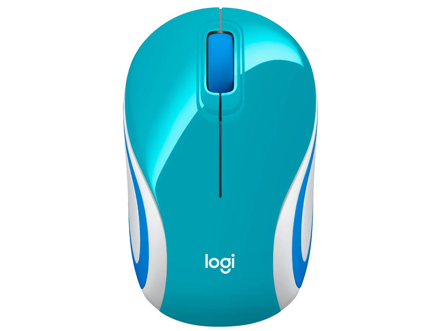 Mouse Inalambrico Logitech M187 Celeste 1
