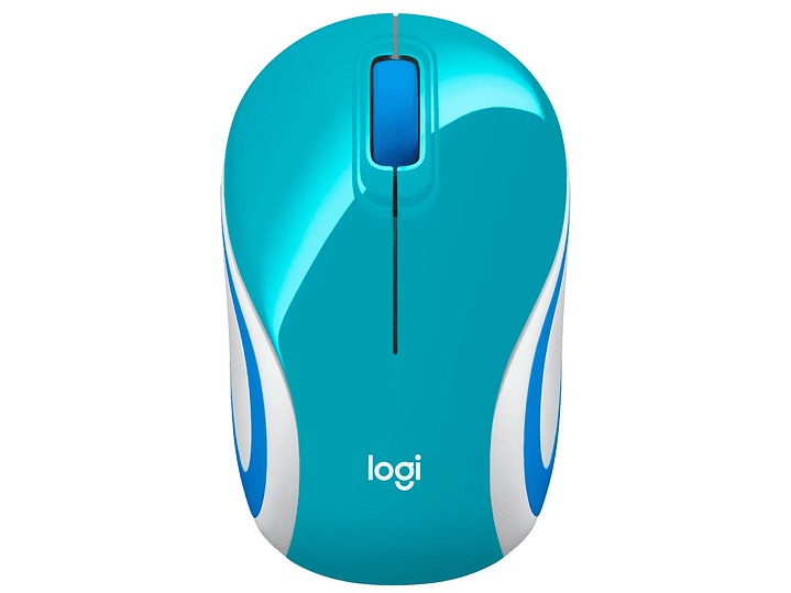 Mouse Inalambrico Logitech M187 Celeste 1