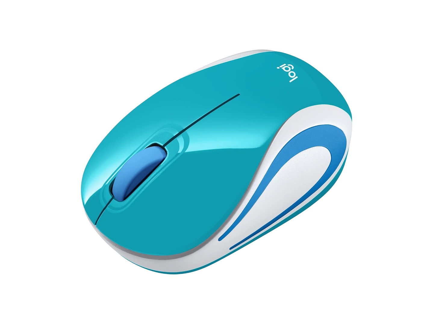 Mouse Inalambrico Logitech M187 Celeste 2