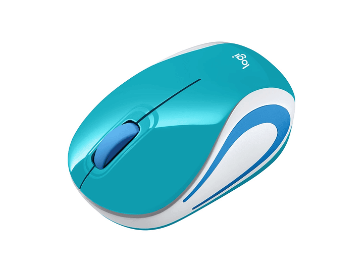 Mouse Inalambrico Logitech M187 Celeste 2