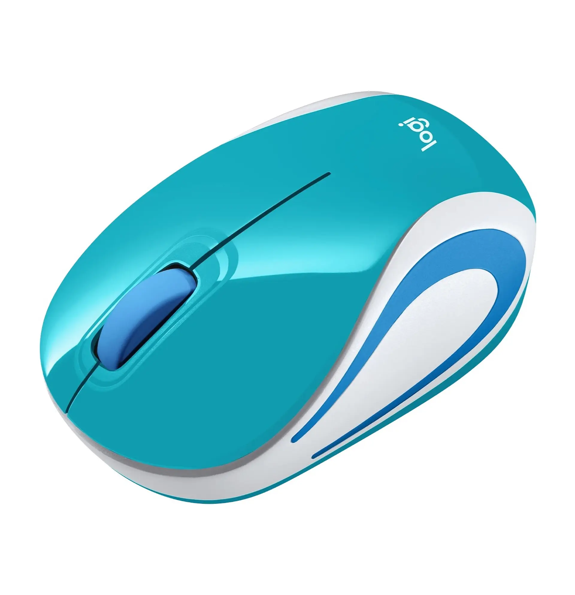 Mouse Inalambrico Logitech M187 Celeste 2