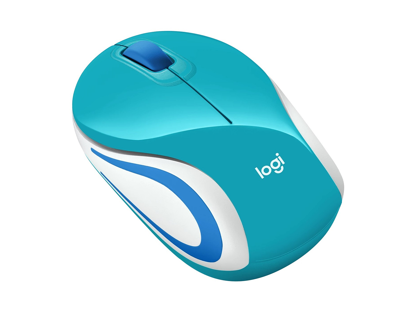 Mouse Inalambrico Logitech M187 Celeste 3