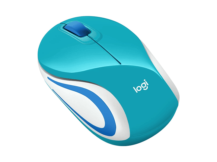 Mouse Inalambrico Logitech M187 Celeste 3