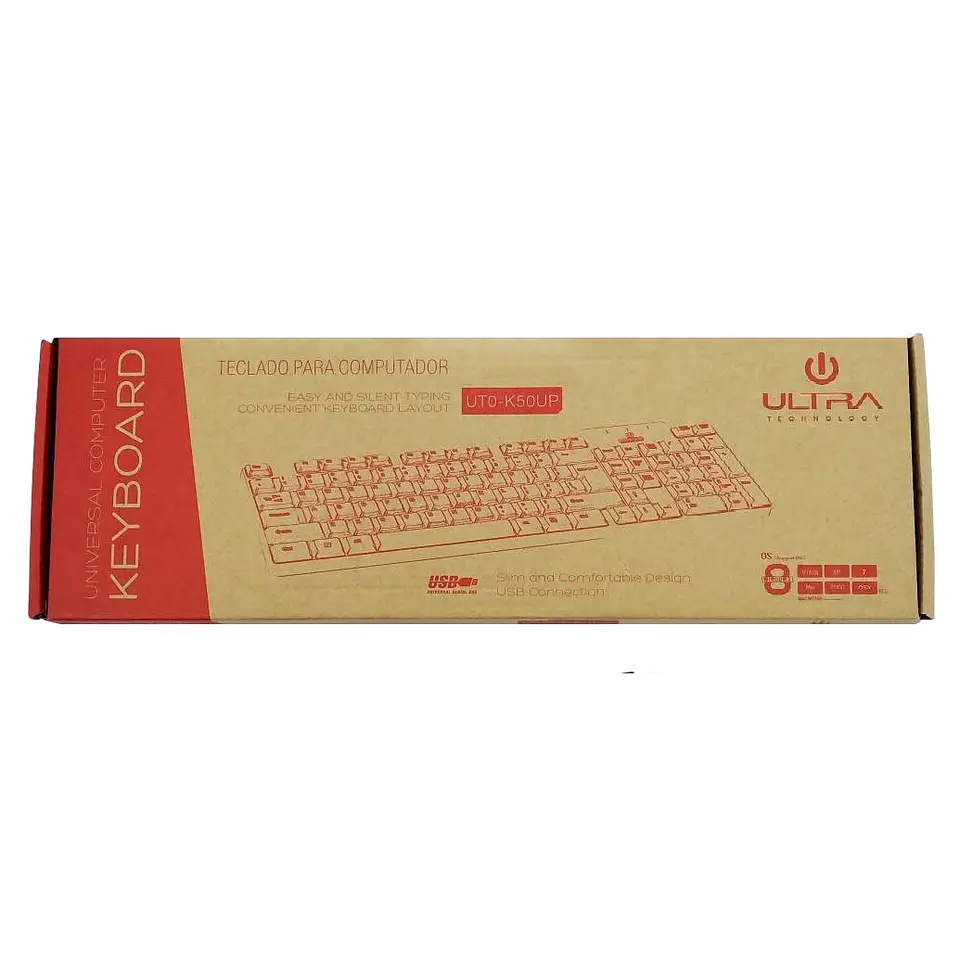 Teclado Alambrico USB Ultra UTO-K50UP 2