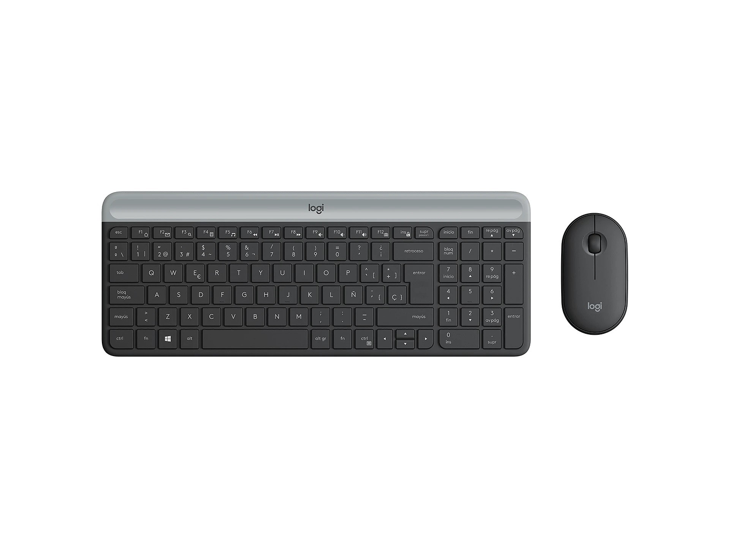 Kit Teclado y Mouse Inalámbrico Logitech MK470 Slim Combo 1