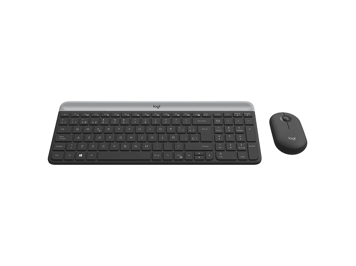 Kit Teclado y Mouse Inalámbrico Logitech MK470 Slim Combo 3