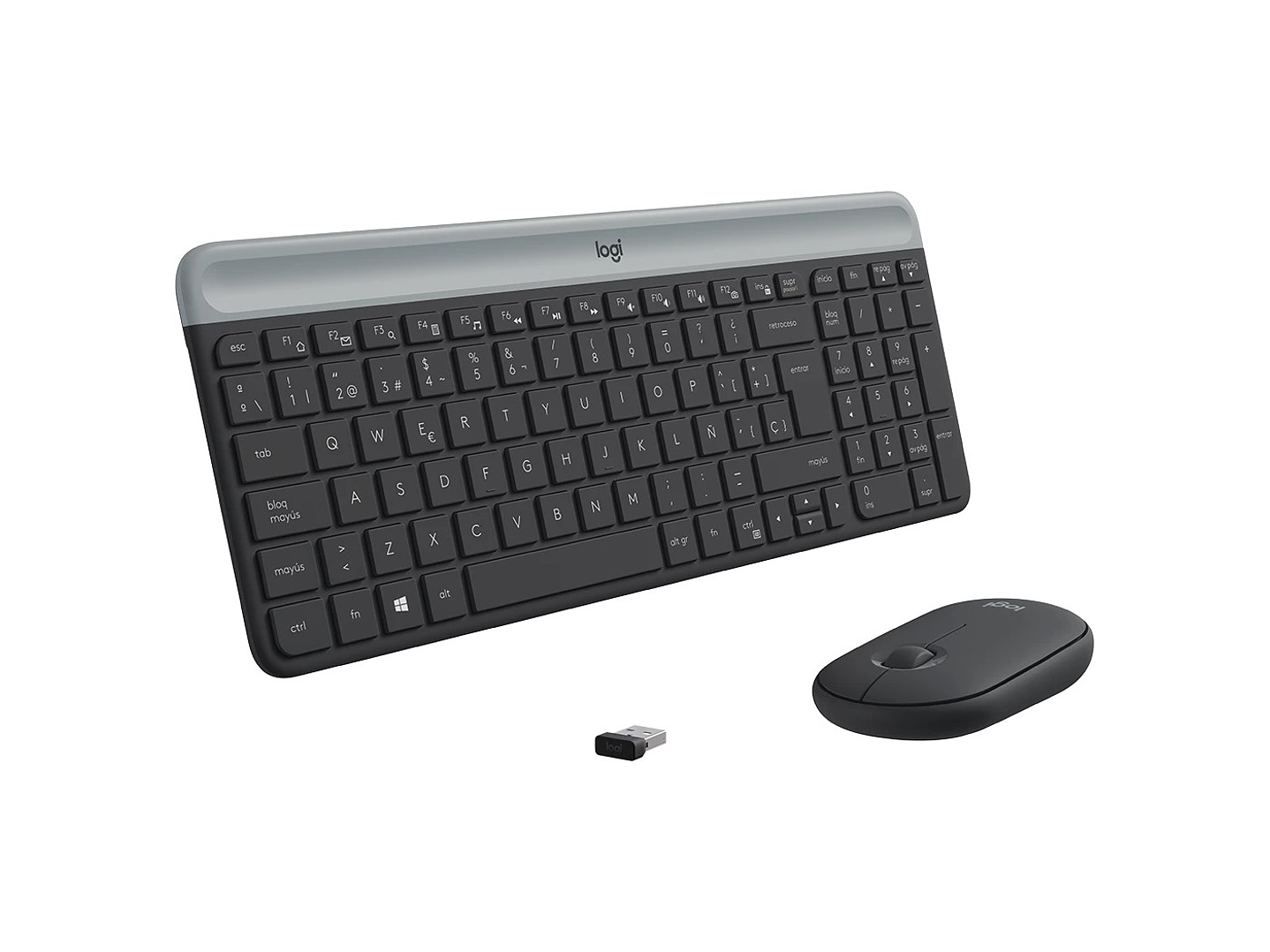 Kit Teclado y Mouse Inalámbrico Logitech MK470 Slim Combo 4