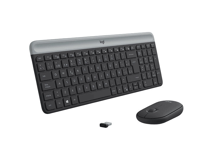Kit Teclado y Mouse Inalámbrico Logitech MK470 Slim Combo 4
