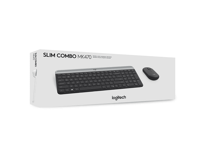 Kit Teclado y Mouse Inalámbrico Logitech MK470 Slim Combo 7