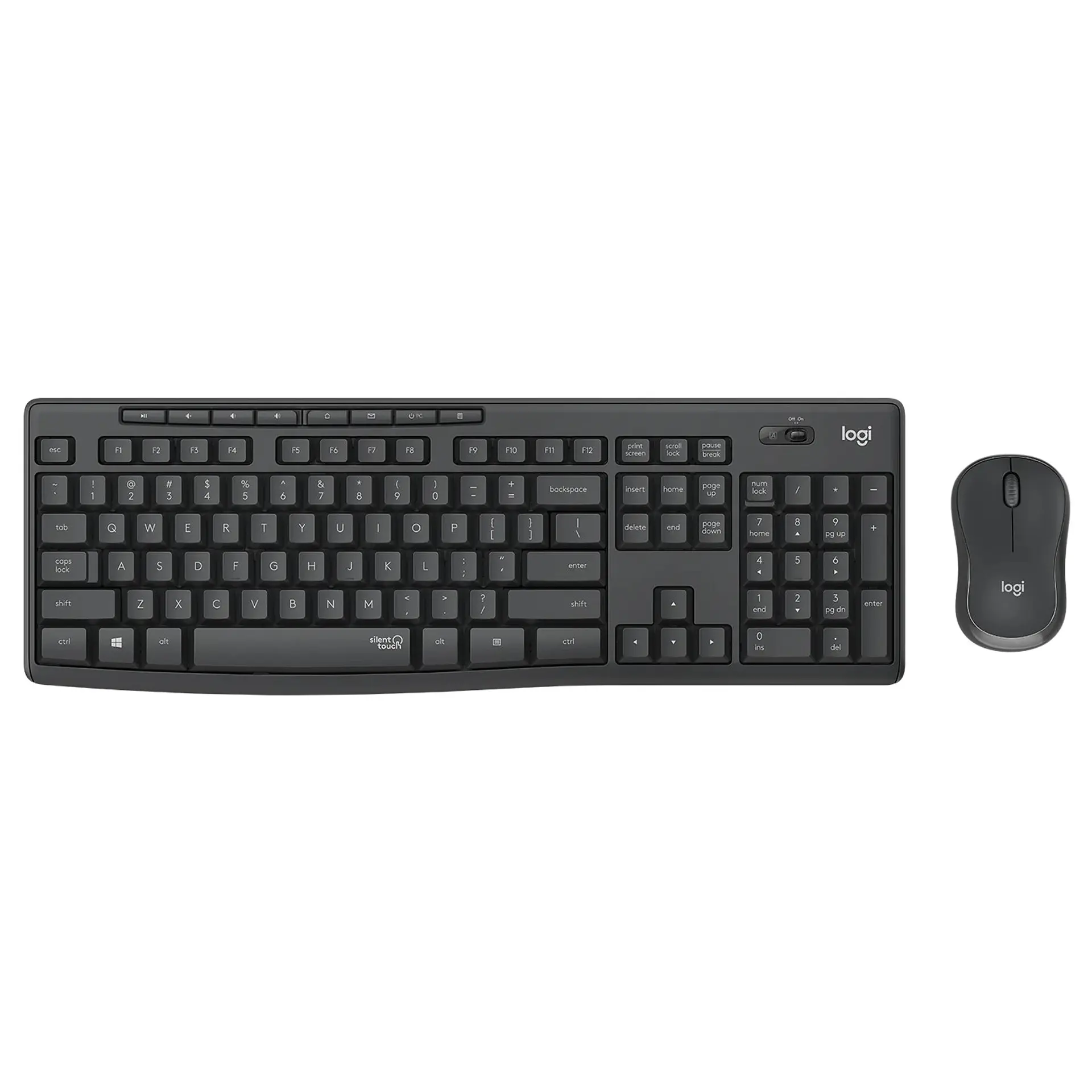 Kit Teclado y Mouse Inalámbrico Logitech MK295 Silent 1