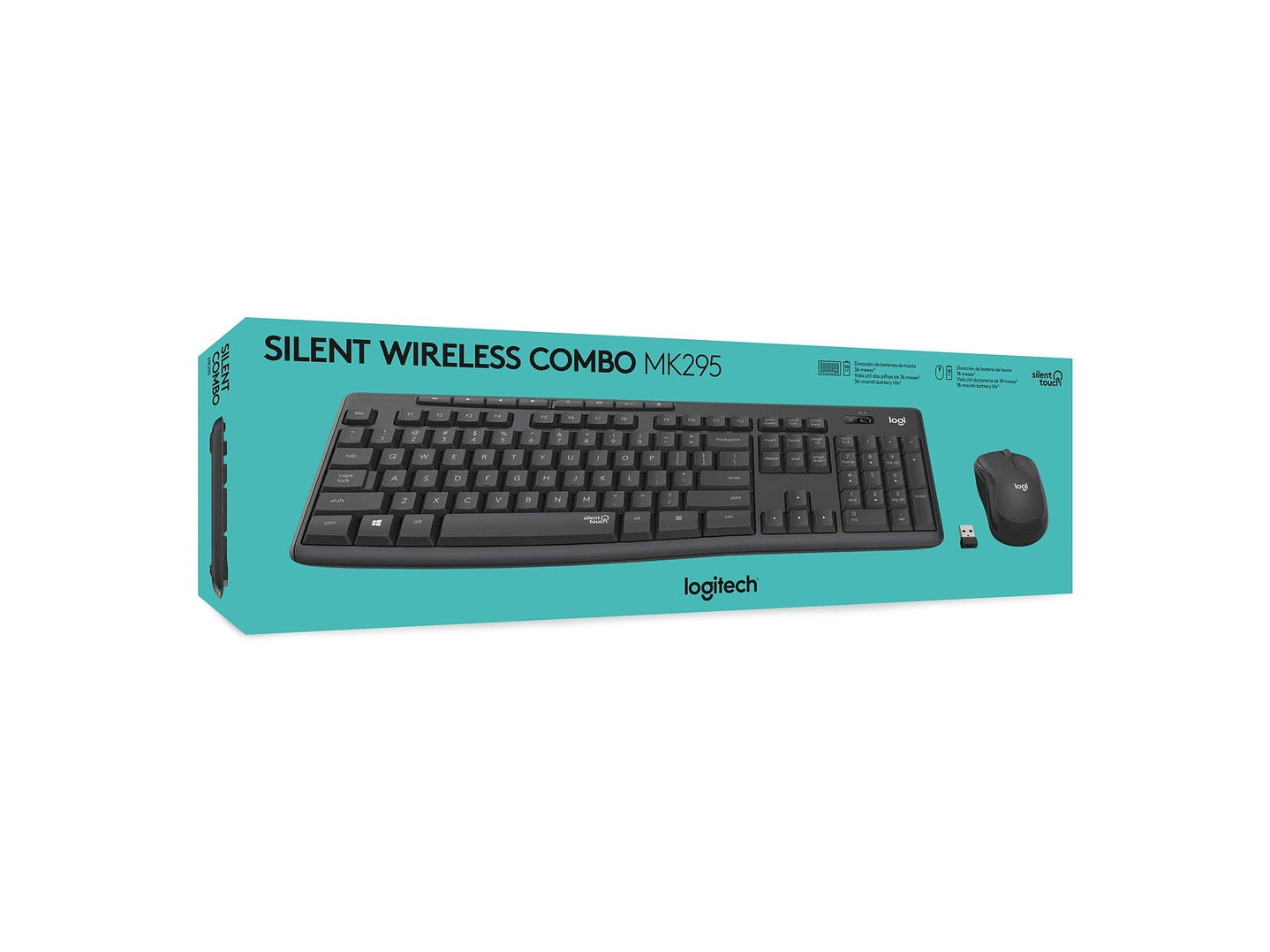 Kit Teclado y Mouse Inalámbrico Logitech MK295 Silent 6